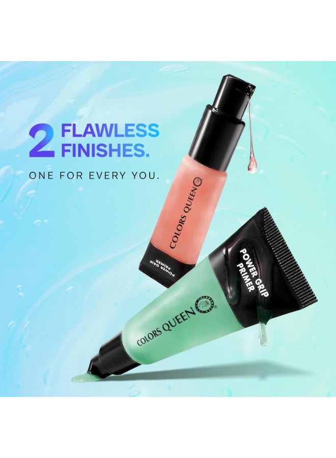 Colors Queen Power Grip Primer for Face Makeup | Gel Based & Hydrating Formula | Blurs Fine Lines, Wrinkles & Pores | Dewy Finish | Lightweight Primer Enriched with Niacinamide & Hyaluronic Acid (Pink, 35ml) - Image 3